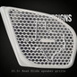 98 to 2024+ Road Glide 3D Texas speakers grill covers set