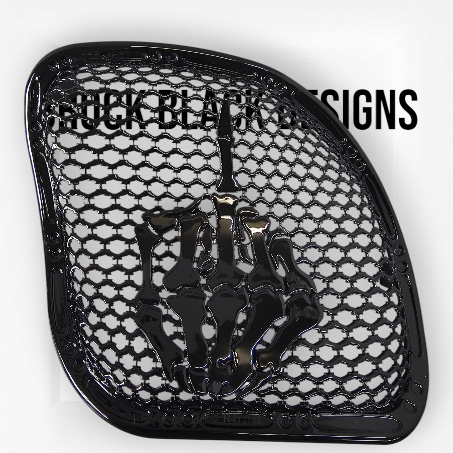 98-2024+ Road Glide 3D middle finger speakers grill covers set