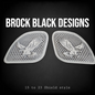 98-2024+ Road Glide 3D Eagle speakers grill covers set