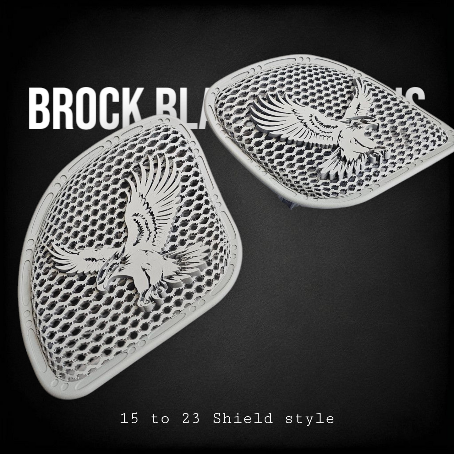 98-2024+ Road Glide 3D Eagle speakers grill covers set