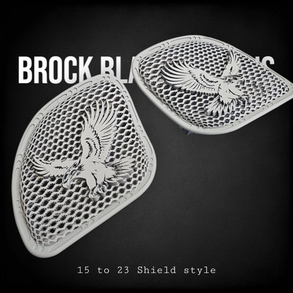 98-2024+ Road Glide 3D Eagle speakers grill covers set