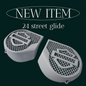 23.5+ Harley inner 3D shield speakers grill covers set