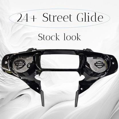 23.5+ Harley inner 3D shield speakers grill covers set