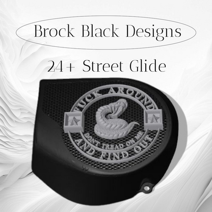 97-25+ Touring 3D Don't Tread on me speakers grill covers set