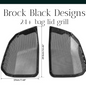 24+ Harley Davidson bag lid Speaker Grill Cover USMC