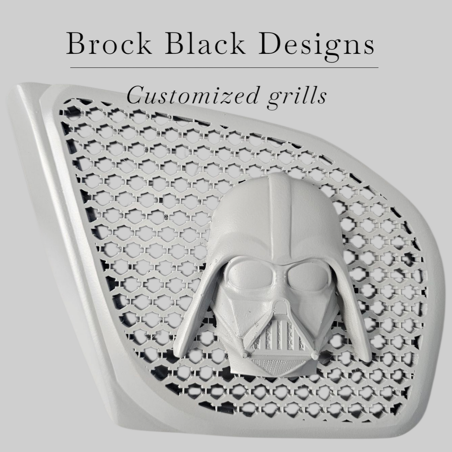 98 to 2024+ Road Glide 3D Vader speakers grill covers set