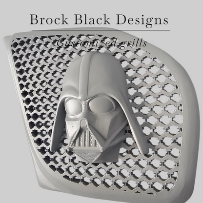 98 to 2024+ Road Glide 3D Vader speakers grill covers set