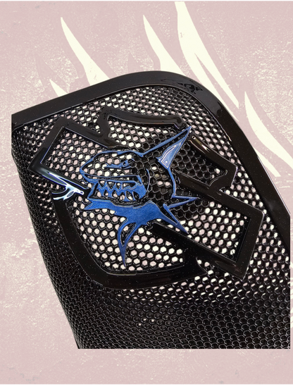 14-24 Harley Davidson bag lid Speaker Grill Cover shark theme
