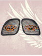 98-2024+ Road Glide 3D brass knuckles speakers grill covers set