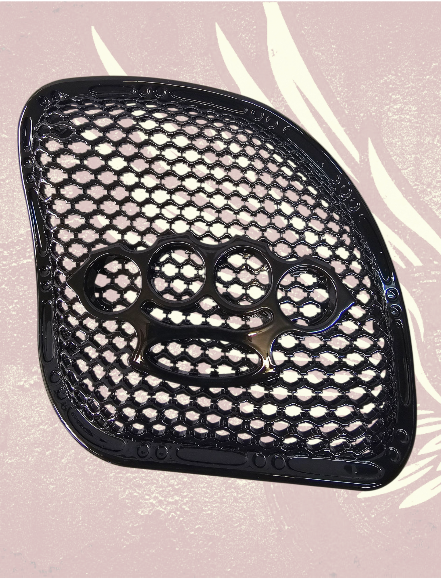 98-2024+ Road Glide 3D brass knuckles speakers grill covers set