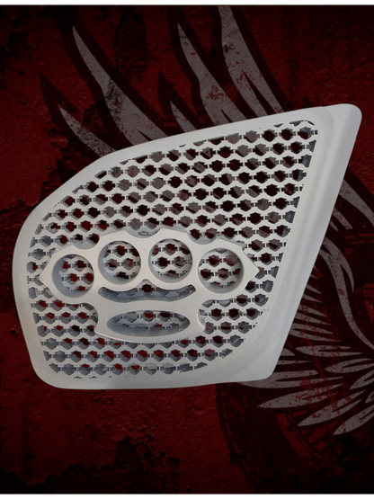 98-2024+ Road Glide 3D brass knuckles speakers grill covers set