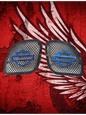 98 to 2024+ Road Glide 3D shield speakers grill covers set