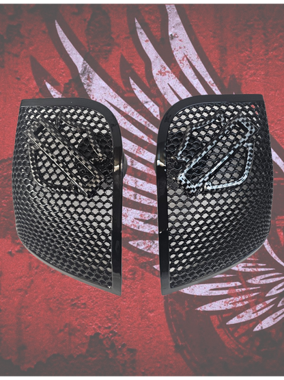 14-23 Harley Davidson bag lid Speaker Grill Cover Guard shield theme
