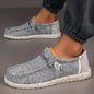 Men Shoes Canvas Loafers, Comfortable Breathable Men Casual Shoes, Driving Shoes Flat Walking Shoes.