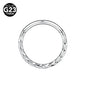 G23 Titanium Bee Septum Nose Ring Piercing Body Jewelry 16G Moon Segment Snake Clicker Helix  Ear Cartilage Heart Daith Hoop