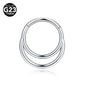G23 Titanium Bee Septum Nose Ring Piercing Body Jewelry 16G Moon Segment Snake Clicker Helix  Ear Cartilage Heart Daith Hoop