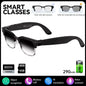 AI Smart Glasses 8MP Bluetooth, Waterproof ,IP66 with Video Recording, Photo Recognition, Translation, 290mAh Glasses for Everyday Use.