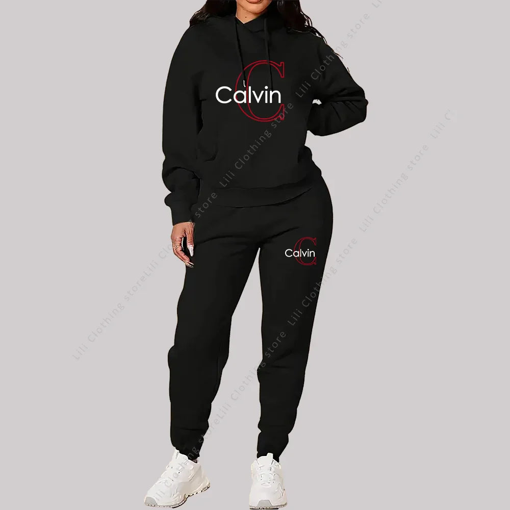 2025 New Ladies Aesthetic Designer Clothes, Trend Sportswear, Hoodies, Sweatpants, 2 piece Outfits.