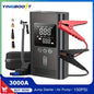 Car Jump Starter with Air Pump 4000A Auto Battery Booster &150PSI Tire Inflator.