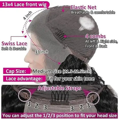 13x4 HD Lace Front Wig for Women Ombre Platinum Blonde with Dark Root Straight Lace Front Wig Human Hair Pre Plucked 200 Density