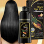 3 In 1 Instant Coloring Shampoo, Change Hair Color Gray Hair to Black, Natural Black Color for Men, Women Hair Dye.