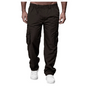 Men work pants, casual multi pocket tactical pants, outdoor sportswear, loose straight leg pants, long pants, plus size.