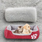 Large Pet House Dog Bed, Cat Mat, Long Plush Deep Sleeping Warm Soft Small Dog Cushion.