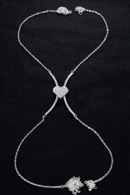 Heart Charm Underbust Body Jewelry