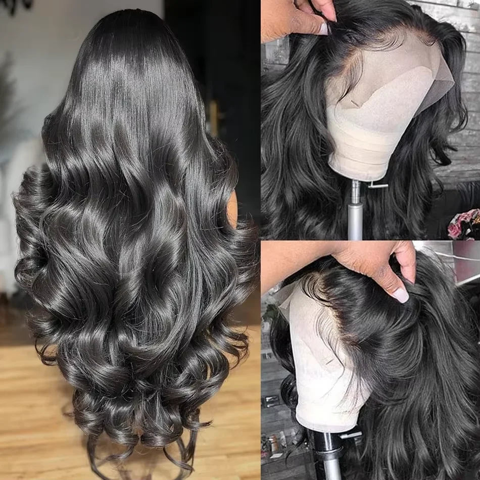 Body Wave Human Hair Wigs 30 40 Inch Body Wave Lace Front Wig PrePlucked With Baby Hair 13x4 13x6 Hd Lace Frontal Wigs For Women