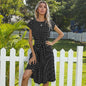 Summer Dresses For Women High Waist Midi Elegant Pleated Polka Dots , Dinner Party Vacation Dress.