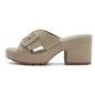New 2025 Spring Summer Thick-Soled Sandals For Women Casual And Comfortable Large-Size Metal Buckle Slippers Casual Versatile
