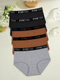 FINETOO 5PCS Cotton Seamless High Waist Underwear, Women's Belts Panties Low Waist, Plus Size Lingerie New.