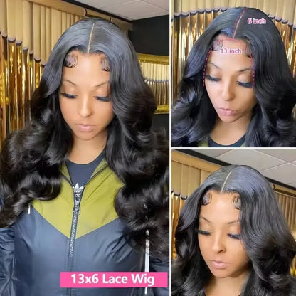 13x4 13x6 HD Body Wave Lace Front Wig 40 Inch Lace Frontal Wigs Lace Frontal Brazilian Wigs Human Hair Wigs Lace Front For Women