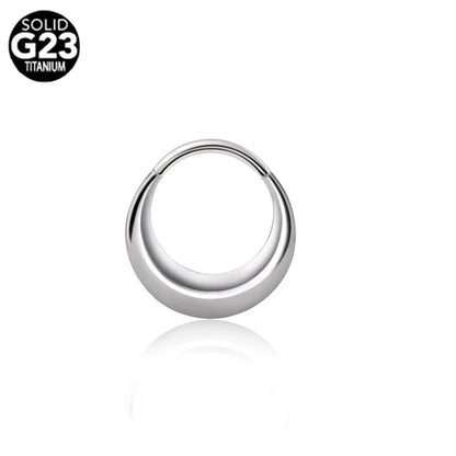G23 Titanium Bee Septum Nose Ring Piercing Body Jewelry 16G Moon Segment Snake Clicker Helix  Ear Cartilage Heart Daith Hoop