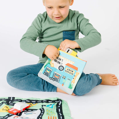 Toy Car Mat with Cars - All-in-One Travel Play Set