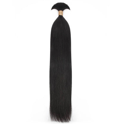 Straight Bulk 100% Human Braiding Hair
