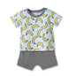 Banana Split Bamboo T-Shirt & Cotton Shorts Set for Boys