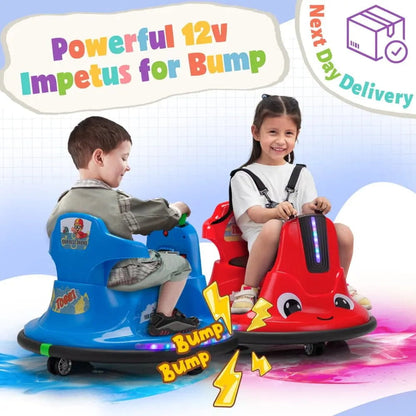 TOBBI 12V Electric Kids Ride-on Bumper Car
