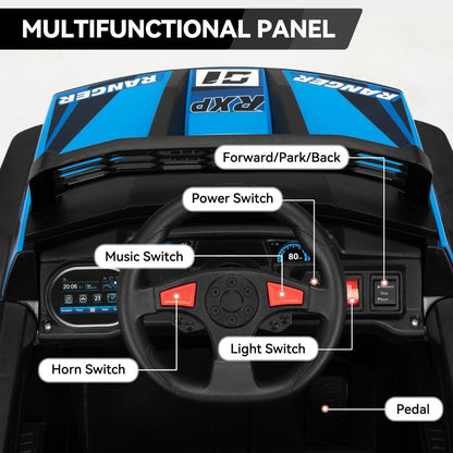 TOBBI 12V Electric Kids Off-Road UTV