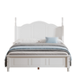 Full Size Wood Platform Bed Frame,Retro Style Platform