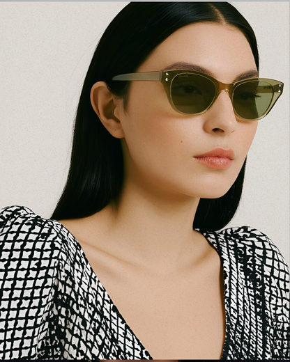 Gato 51mm Cat Eye Sunglasses | Green