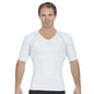 Insta Slim Compression Side & Back Power Mesh Panel V-Neck Shirt VS2307