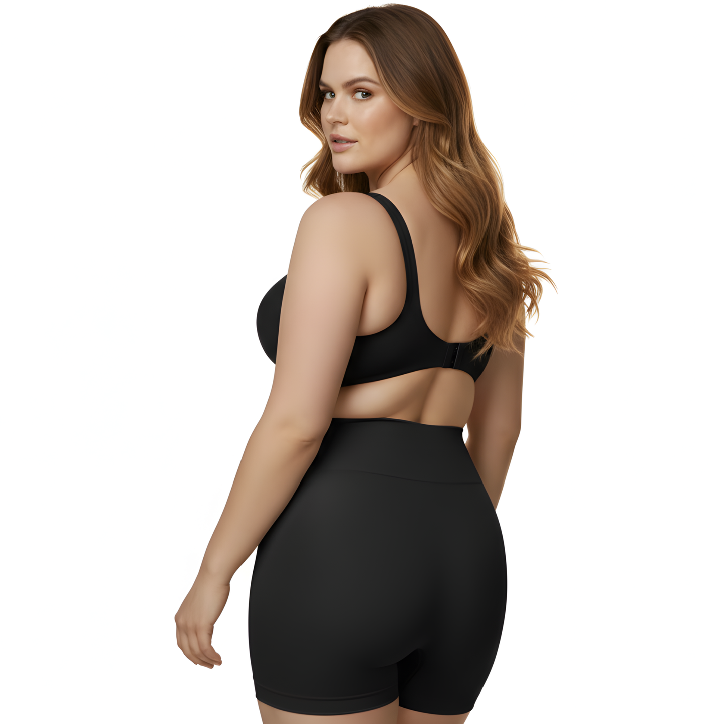 InstantFigure Hi-Waist Compression Boy Shorts WBSH010