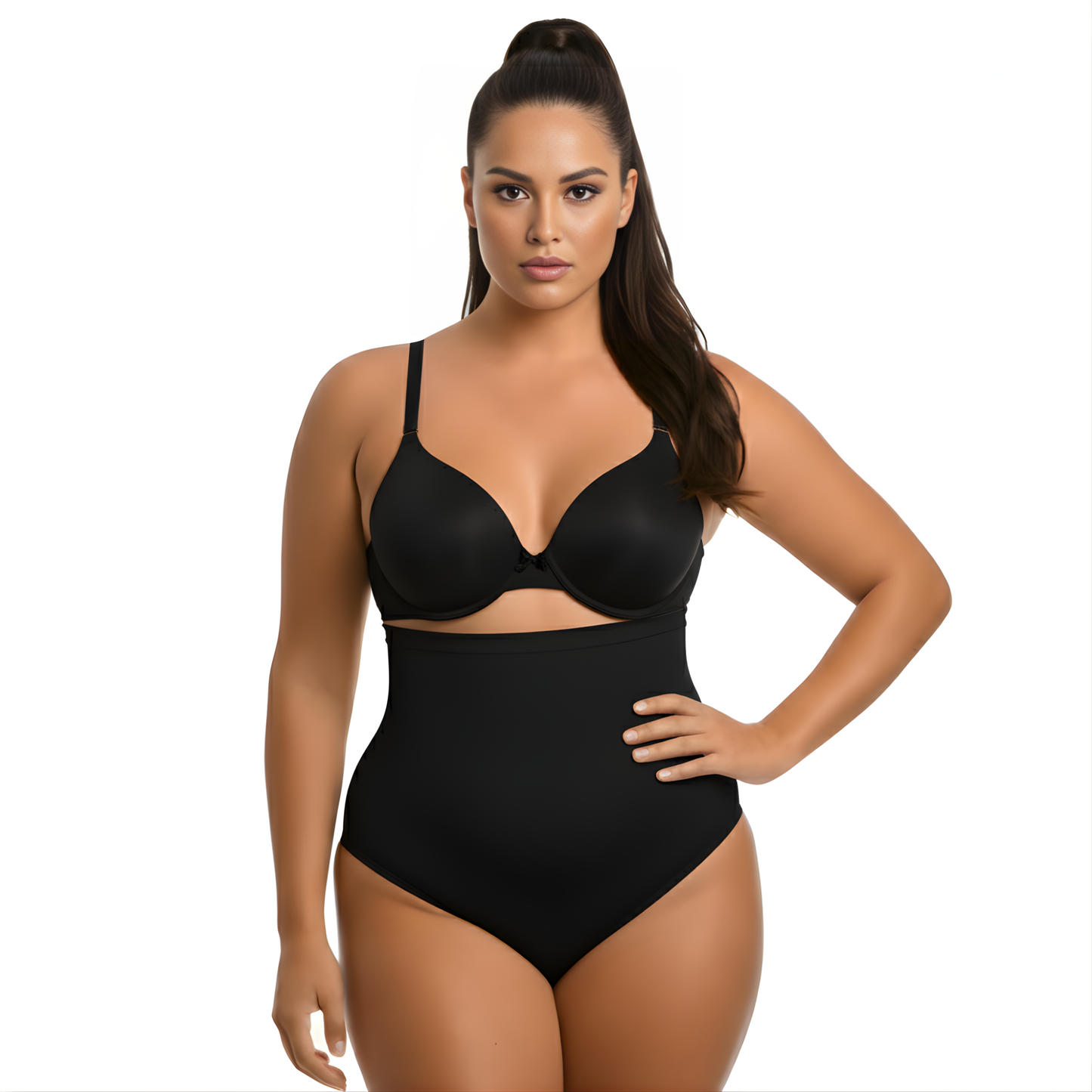 InstantFigure Compression Hi-waist panty thong WP019T