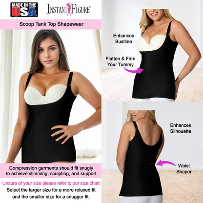 InstantFigure Underbust Plus Size Tank Top WTBS004C