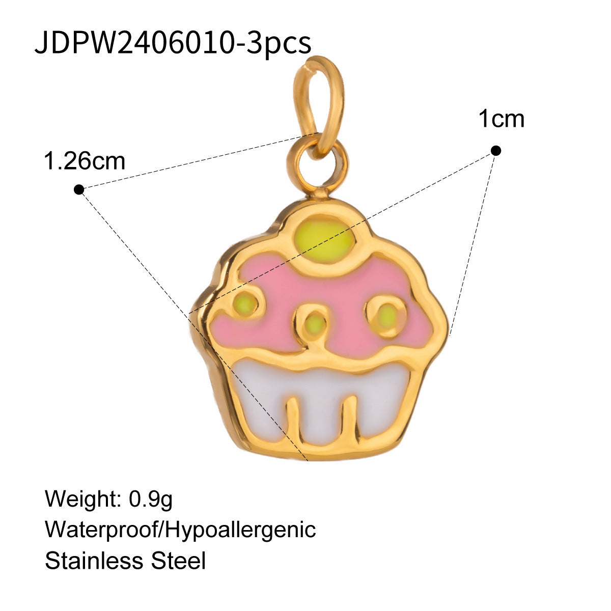 Women's Cute Drop Oil Pendant Color Retention Necklace Pendant