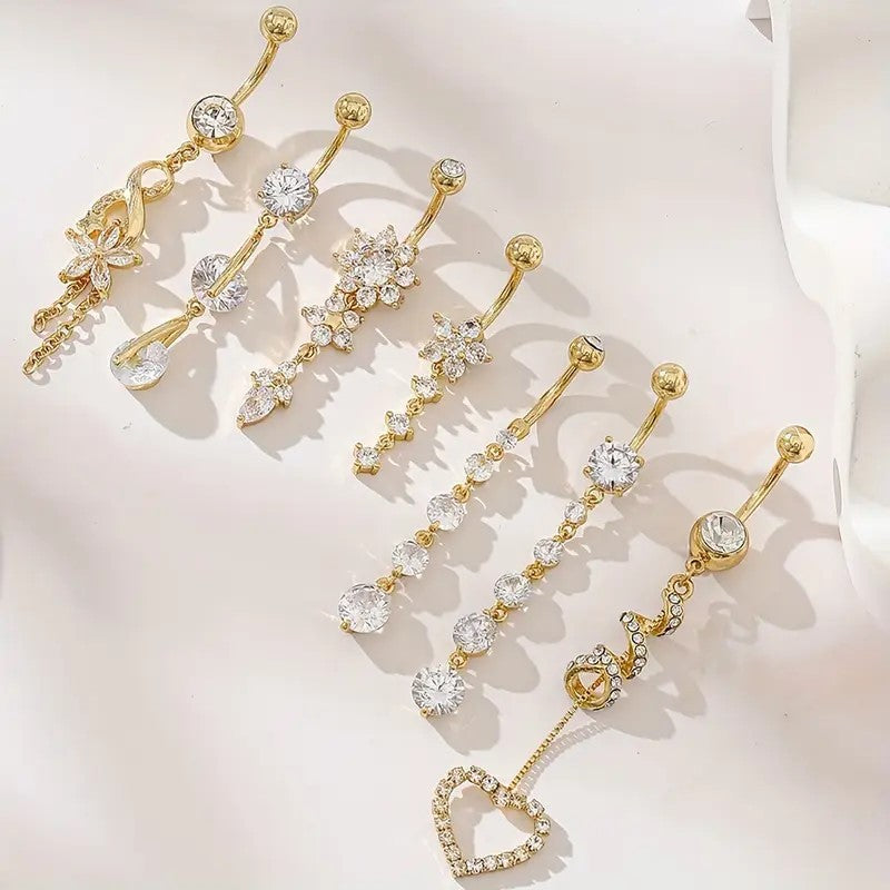 Tassel Pendant Navel Buckle Hot Female Piercing Navel Ornaments