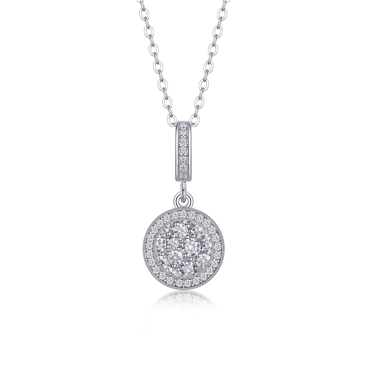 Moissanite Yis Style Horse Eye Pendant Necklace For Women