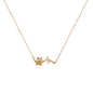 December Birth Flower 3D Pendant Necklace