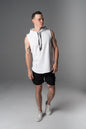 DETERMINED hooded sleeveless